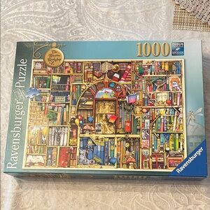 Ravensburger The Bizarre Bookshop 2 1000 piece Puzzle in EUC